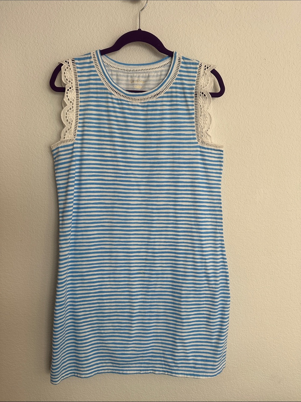 Lilly Pulitzer agee dress Zanzibar blue M